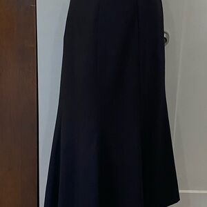 Dressbarn Black Maxi Skirt lined business casual